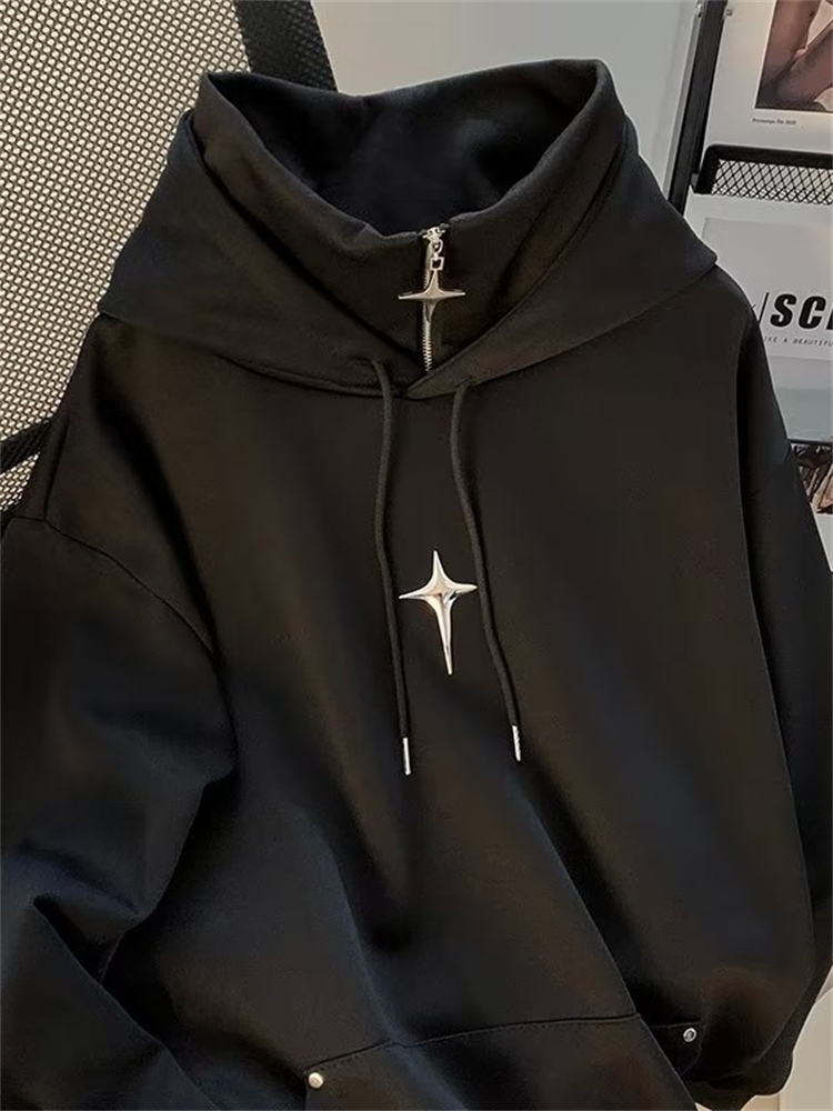 Streetwear Brand Hoodies - Herfst Winter Hoodie met hoge hals