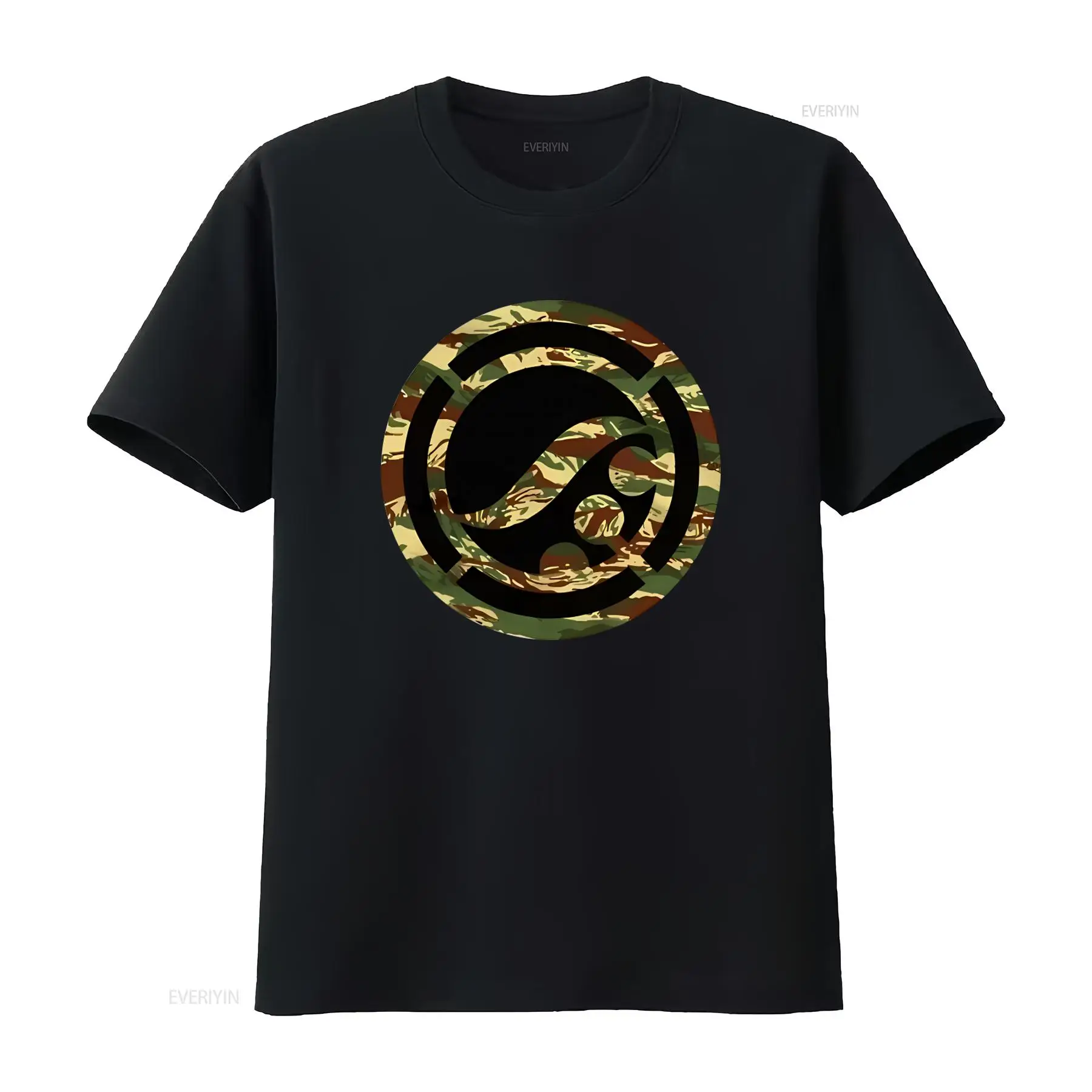 Streetwear Brand Logo Design - Shoyoroll OG Logo Camouflage Design T-shirt