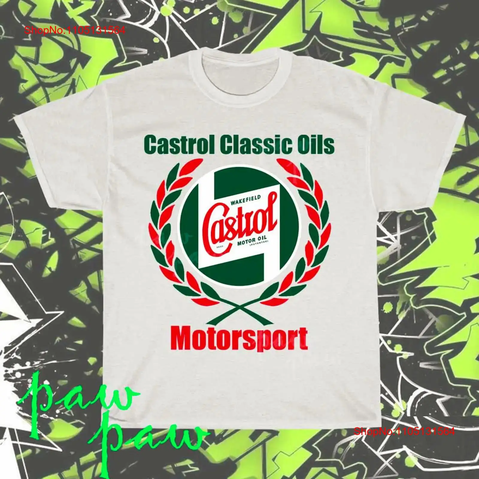 Streetwear Brand Logo Design - Gloednieuw Castrol Oil Logo Amerikaans T-shirt