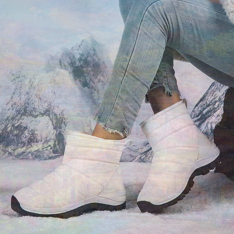 Streetwear Brand Famous - Antislip Thermo Ouderen Tennis Vrouw Wandelschoenen