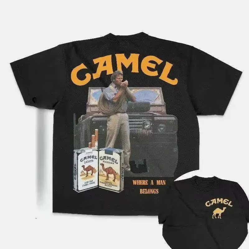 Streetwear Brand Graphics - Vintage reclame klassiek camel trendy merk