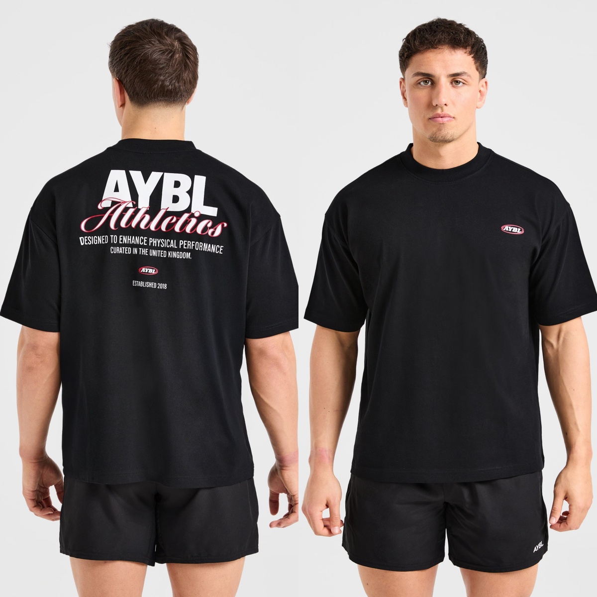 Streetwear Brand Graphics - Atletiek Script Oversized Fashion GYM Fitness