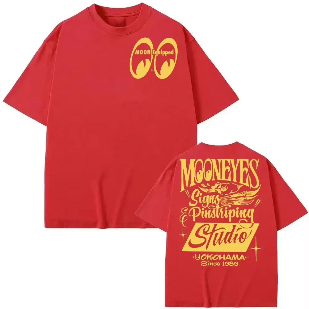 Streetwear Brand Graphics - Moon Eyes uitgerust speed car modificatie