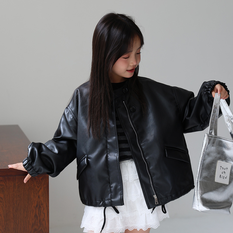 Streetwear Brand Logo Design - 2-12Y Meisjes Zoete Zwart Roze Rock