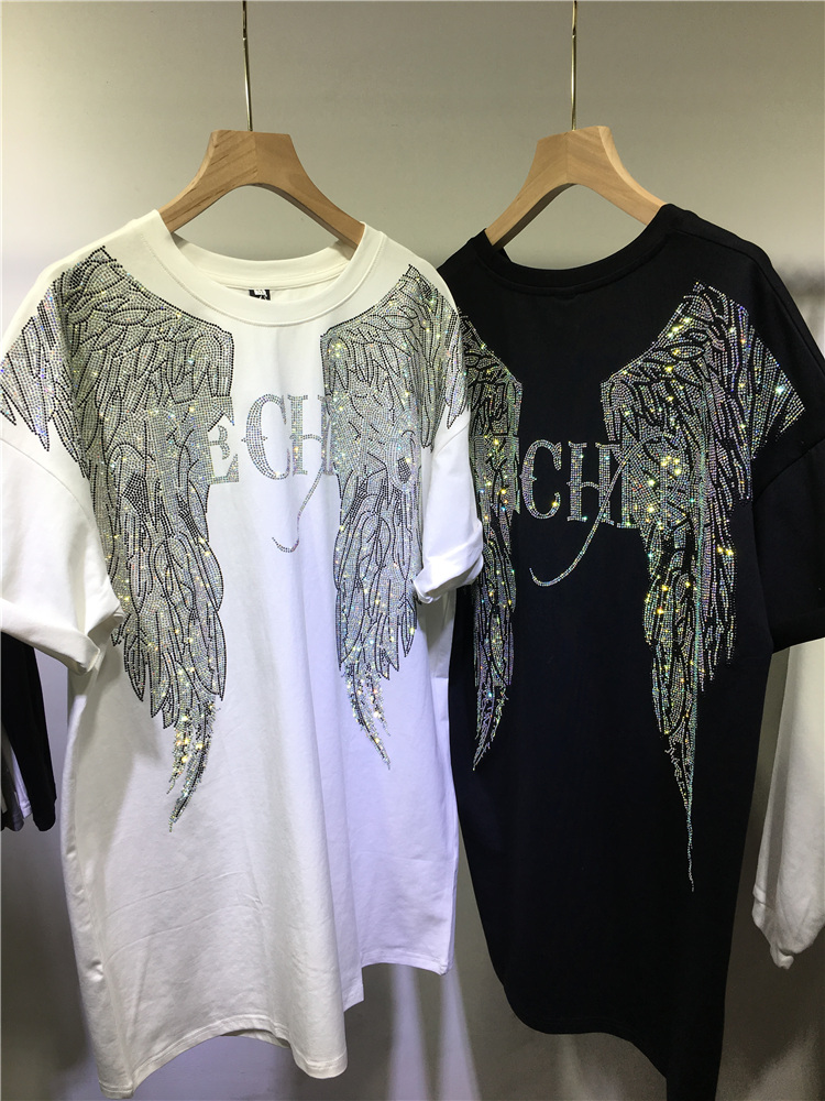 L-4XL Oversize Rhinestone Enge - Streetwear Brand Shirts recensie en prijs