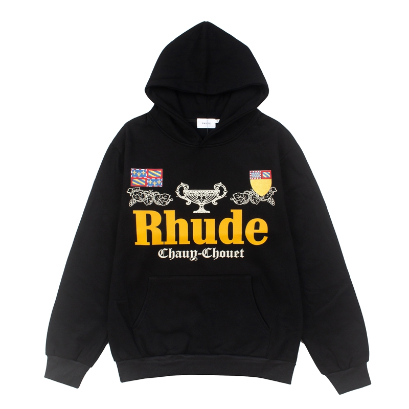 Streetwear merk RHUDE Badge Le - Streetwear Brand Hoodies recensie en prijs