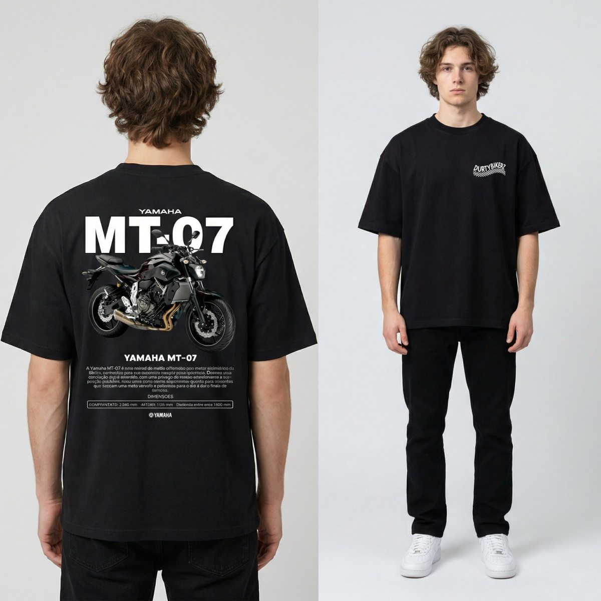 Yamaha MT-07 Naked Bike Style  - Streetwear Brand Graphics recensie en prijs
