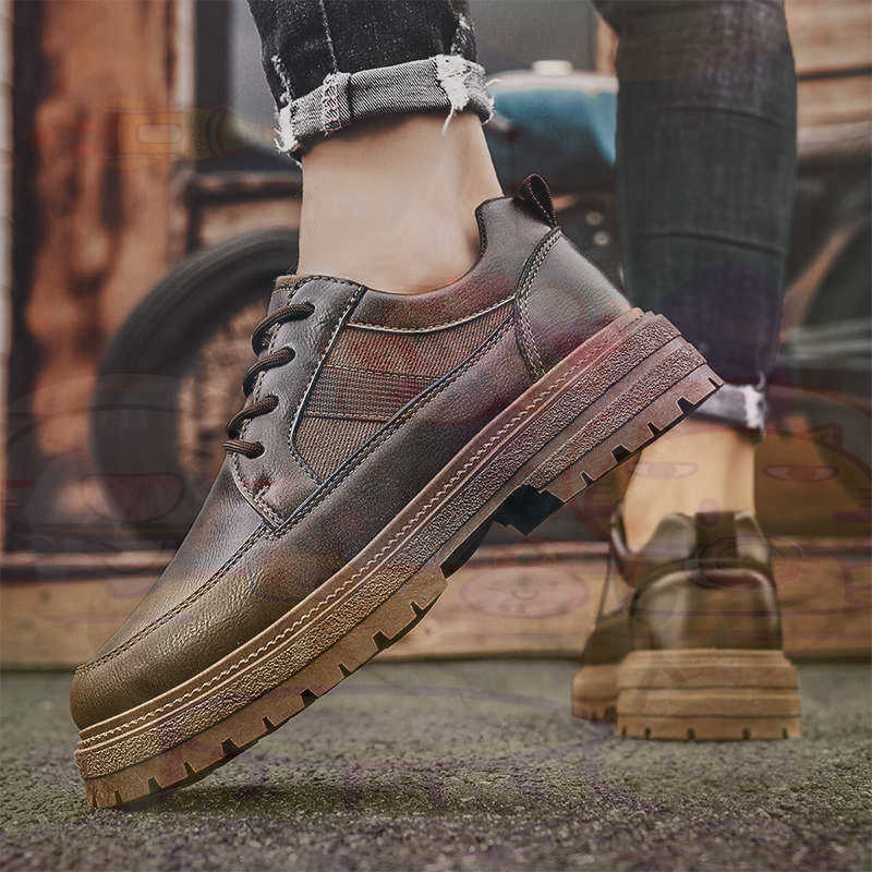 Donker natuurlijk leer Mode-sn - Streetwear Brand Famous recensie en prijs