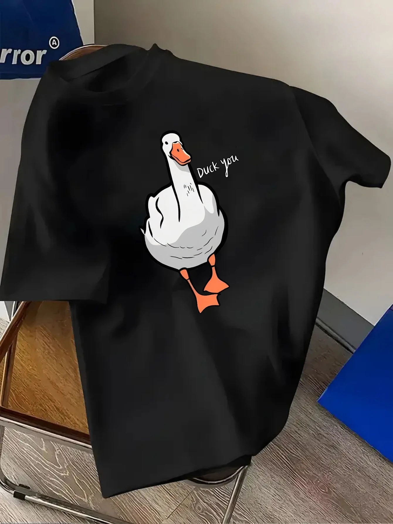 Grappige Eend Print Katoenen T - Streetwear Brand Shirts recensie en prijs