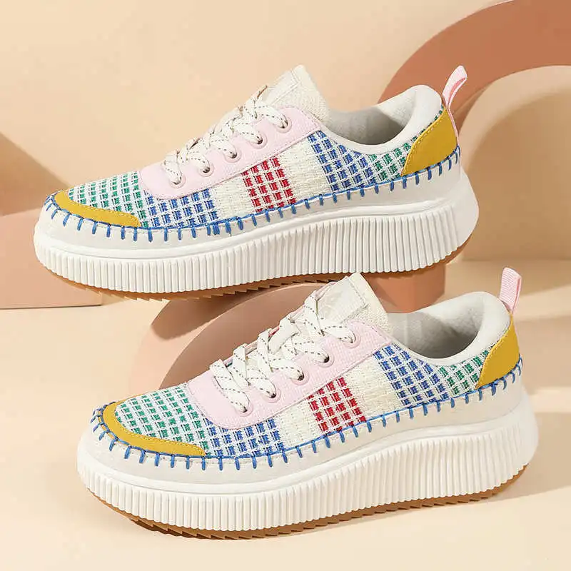 Bruine schoenen Dames Flats He - Streetwear Brand Famous recensie en prijs