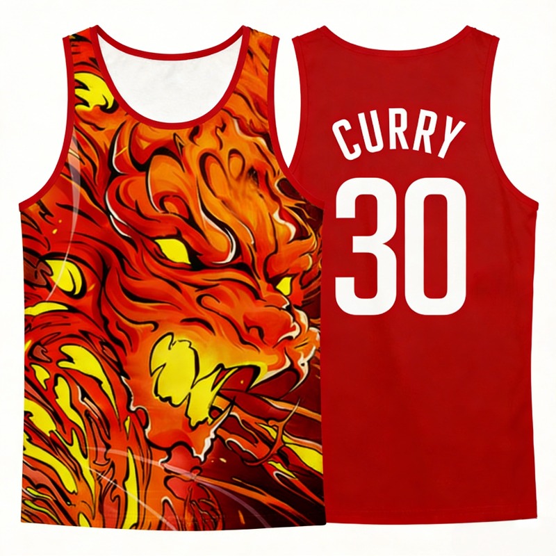 2026 Zomer Anime Flame Pattern - Streetwear Brand Jersey recensie en prijs