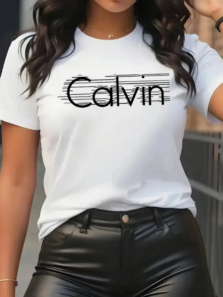 Calvin Dames T-shirt Vrijetijd - Streetwear Brand Shirts recensie en prijs