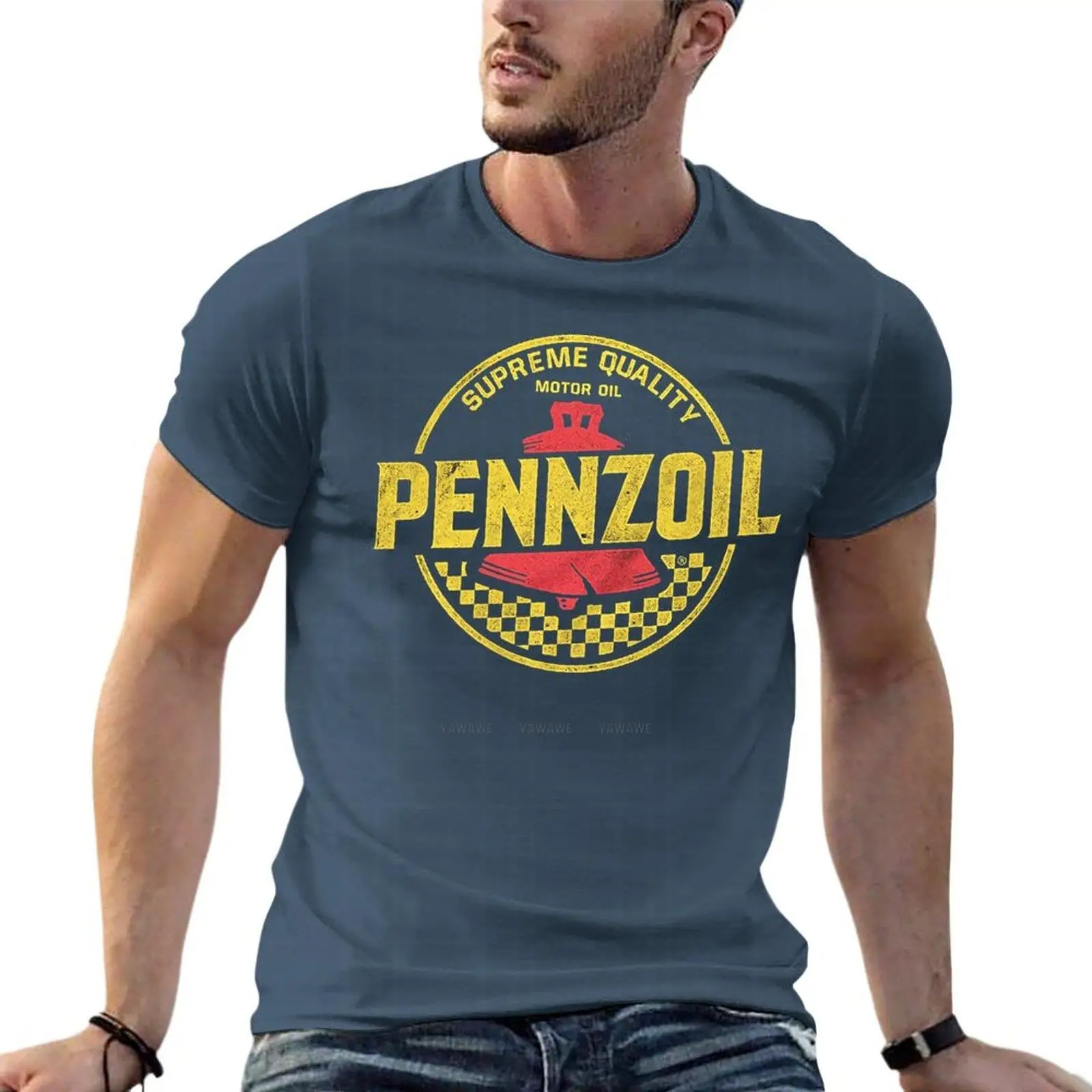 Distressed Pennzoil Motor Olie - Streetwear Brands Logo recensie en prijs